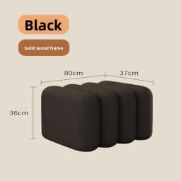UVR Light Luxury Shoeshine Bench Doorway Upholstered Bench Modern Simple Sofa Footrest Chair Bedside Bench Home Furniture