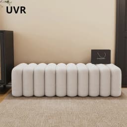 UVR Light Luxury Shoeshine Bench Doorway Upholstered Bench Modern Simple Sofa Footrest Chair Bedside Bench Home Furniture