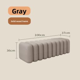 UVR Light Luxury Shoeshine Bench Doorway Upholstered Bench Modern Simple Sofa Footrest Chair Bedside Bench Home Furniture