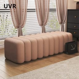 UVR Light Luxury Shoeshine Bench Doorway Upholstered Bench Modern Simple Sofa Footrest Chair Bedside Bench Home Furniture