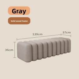 UVR Light Luxury Shoeshine Bench Doorway Upholstered Bench Modern Simple Sofa Footrest Chair Bedside Bench Home Furniture