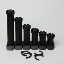 12Pcs Heavy Plastic Kitchen Cabinet Levelers With Toekick Clips