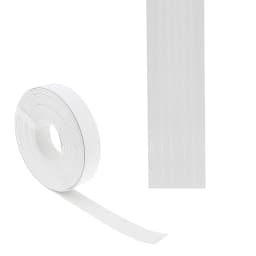 7.62m Black / White Hot Melt Adhesive PVC Edge Banding Pre-glued Veneer Edging for Plywood Table / Cabinet