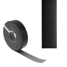 7.62m Black / White Hot Melt Adhesive PVC Edge Banding Pre-glued Veneer Edging for Plywood Table / Cabinet