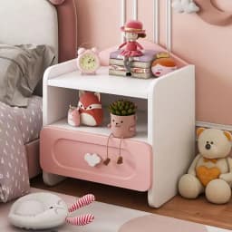 2025 Bedside Table Modern Simple Creative Cabinet Cream Style Storage Cabinet Bedroom Cute Bedside Storage Cabinet