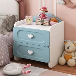 2025 Bedside Table Modern Simple Creative Cabinet Cream Style Storage Cabinet Bedroom Cute Bedside Storage Cabinet