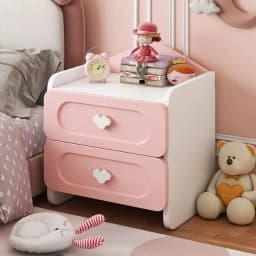 2025 Bedside Table Modern Simple Creative Cabinet Cream Style Storage Cabinet Bedroom Cute Bedside Storage Cabinet