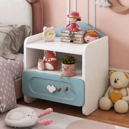 2025 Bedside Table Modern Simple Creative Cabinet Cream Style Storage Cabinet Bedroom Cute Bedside Storage Cabinet
