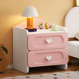 2025 Bedside Table Modern Simple Creative Cabinet Cream Style Storage Cabinet Bedroom Cute Bedside Storage Cabinet