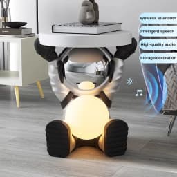 Astronaut Floor Coffee Table Home Accessories Nightstand Smart Furniture Sofa Beside Ornament Children's Room Decorative Lamps
