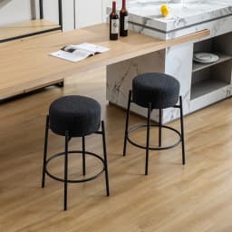 Industrial Bar Stools Minimalist Modern Counter Height Chairs Metal Pub Stool for Kitchen Island Living Room Dinner Bench