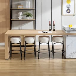 Industrial Bar Stools Minimalist Modern Counter Height Chairs Metal Pub Stool for Kitchen Island Living Room Dinner Bench