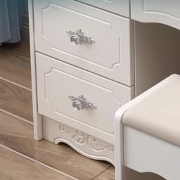 Nordic Vintage Vanity Table Drawer Set With Chair Mid Century Classic Vanity Table With Light Mirror Design Coiffeuse Furniture