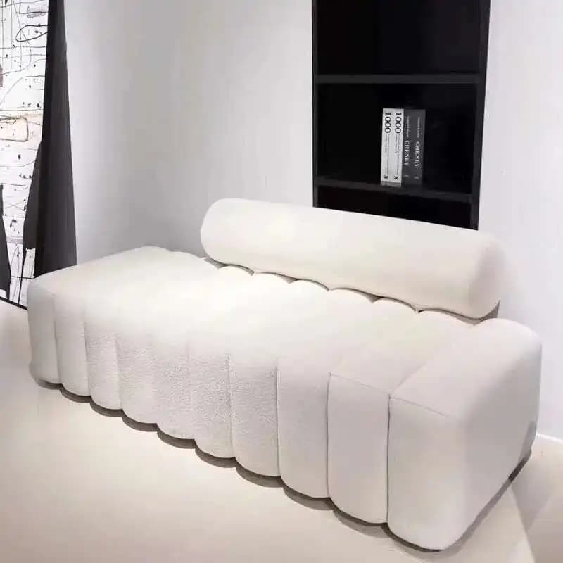 Modern porch Shoe Changing Stools Home Bench Nordic Living Room Furniture Light Luxury fabric Ottomans Clothing Store Sofa Stool