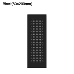 2pcs/set Aluminum Alloy Vents Cover Rectangle 50/80mm Wide Ventilator Grille Cover Breathable Mesh Louver Ventilation Grille