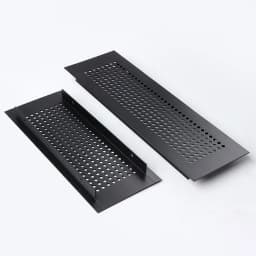 2pcs/set Aluminum Alloy Vents Cover Rectangle 50/80mm Wide Ventilator Grille Cover Breathable Mesh Louver Ventilation Grille