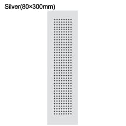2pcs/set Aluminum Alloy Vents Cover Rectangle 50/80mm Wide Ventilator Grille Cover Breathable Mesh Louver Ventilation Grille