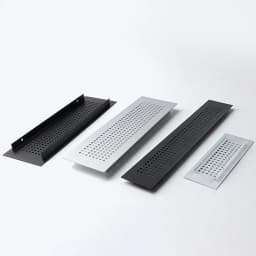 2pcs/set Aluminum Alloy Vents Cover Rectangle 50/80mm Wide Ventilator Grille Cover Breathable Mesh Louver Ventilation Grille