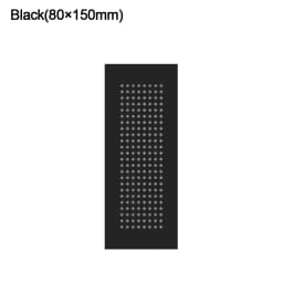 2pcs/set Aluminum Alloy Vents Cover Rectangle 50/80mm Wide Ventilator Grille Cover Breathable Mesh Louver Ventilation Grille