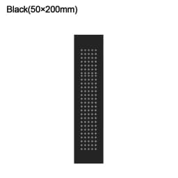 2pcs/set Aluminum Alloy Vents Cover Rectangle 50/80mm Wide Ventilator Grille Cover Breathable Mesh Louver Ventilation Grille