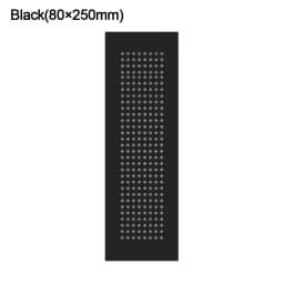2pcs/set Aluminum Alloy Vents Cover Rectangle 50/80mm Wide Ventilator Grille Cover Breathable Mesh Louver Ventilation Grille