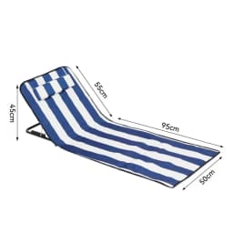 5-speed adjustable lightweight portable folding lounge chair, beach bed, baby crib, suitable for outdoor camping, travel pool