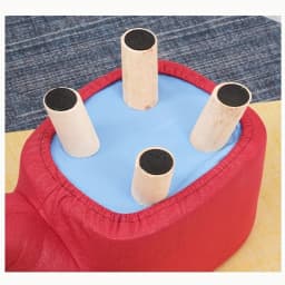 1 Elephant Stool Children's Animal Stool Cute and Creative Elephant Stool Solid Wood Technology Cloth Perfect for Living Room