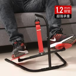 Office Sedentary Step Stool Station: Anti-cross Legs Adjustable Foot Rest Exercise Swing Footstool for Under Desk Use