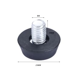 10pcs Furniture Levelers Feet Adjustable Diameter M6/M8*23mm Thread Screw Balance Stem Rack Sofa Table Pad Chair Leg Caps Holder
