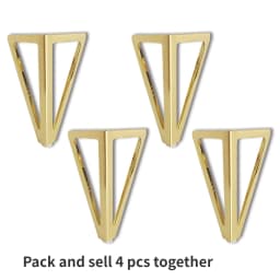4 PCS Diy Furniture Metal Table Legs Sofa Bed Feet Tv Stand Cabinet Feet Modern Black Golden Replacement Hairpin Legs legs