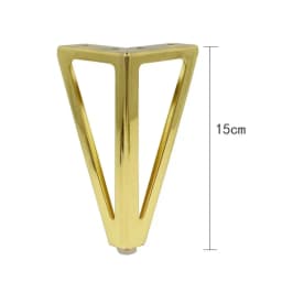 4 PCS Diy Furniture Metal Table Legs Sofa Bed Feet Tv Stand Cabinet Feet Modern Black Golden Replacement Hairpin Legs legs
