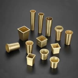 1Pc Sofa Leg Tube Metal Cup Furniture Leg Tip Cap Gold Brass Copper Cabinet Leg Cover Chair Feet Protector Furniture Fittings