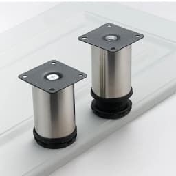 4 Pieces 0-15mm Adjustable Brushed Cabinet Legs Stainless Steel TV Stands Table Sofa Feet for Cupboard Bed Furniture Hardware