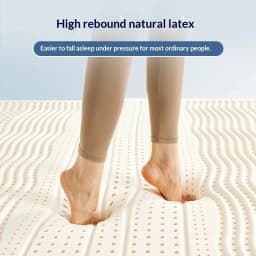 Thailand 100% Natural Latex Mattress with Cover Pure Rubber Mat Natural Latex Stock Solution Mattress Home Dormitory Cushion Mat