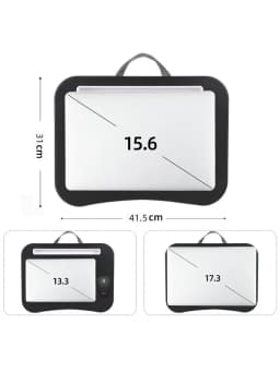 MUMUCC Multifunctional Portable Car Laptop Table,Large Particles Pillow Desk in Bed,Small Computer Desk,Gaming Mouse Pad