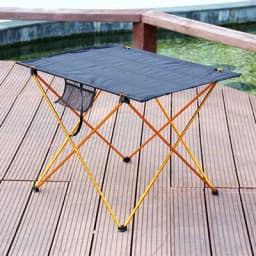 76x56x52CM Outdoor Aluminum Alloy Folding Table Casual Mesh Beach Table Portable Barbecue Picnic Table