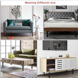 1Pcs Table Folding Support Legs Metal Bed Leg Coffee Table Legs Sofa Legs Invisible Bed Legs Feet Home Table Legs Accessories