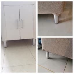 [Onuobao] 4PCS Aluminum Alloy Adjustable metal furniture Legs Sofa Feet Cabinet Feet Adjustable leg Heightening 6~35cm