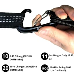 2.5M/3M Tree Swing Hanging Hammock Straps Rope Heavy Duty Load Capacity Outdoor Camping Hiking Hammock Hanging Belt