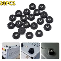 30pcs Speaker Cabinet Furniture Chair Table Box Conical Rubber Foot Pad Stainless Steel Stand Shock Absorber Skid Resistance