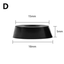30pcs Speaker Cabinet Furniture Chair Table Box Conical Rubber Foot Pad Stainless Steel Stand Shock Absorber Skid Resistance