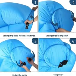 Portable Foldable Inflatable Sofa Bed for Camping, Patio Furniture, Outdoor Set, Beach Beds, Relax Picnic, Single Couch