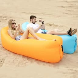 Portable Foldable Inflatable Sofa Bed for Camping, Patio Furniture, Outdoor Set, Beach Beds, Relax Picnic, Single Couch