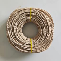 4mm Danish Paper Cord, Natural 3-Ply Oiled Paper Rope 500g for Chair Seat Weaving, DIY Crafts, Gardening