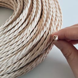 4mm Danish Paper Cord, Natural 3-Ply Oiled Paper Rope 500g for Chair Seat Weaving, DIY Crafts, Gardening