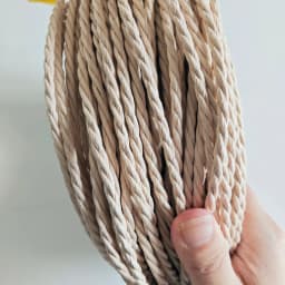4mm Danish Paper Cord, Natural 3-Ply Oiled Paper Rope 500g for Chair Seat Weaving, DIY Crafts, Gardening