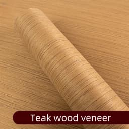 58x250cm T0.2mm Veneers For Wooden Doors Wood Veneer White Oak Black Walnut Cherry Teak Furniture Veneer