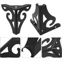 4pcs 8cm European Style Height Hollow Out Modern Furniture Sofa Legs Matte Finish Table Cabinet Bed Cupboard Furniture Feet