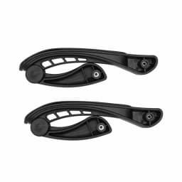 2x Universal Office Chair Armrest Replacement Armrest Height Cushions Adjustable Footrest Set Rotation for Lifting Office Chair