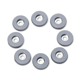 8pcs Slider Pad Easy Move Heavy Furniture Table Bases Protector Legs Anti-abrasion Floor Mat with Screws